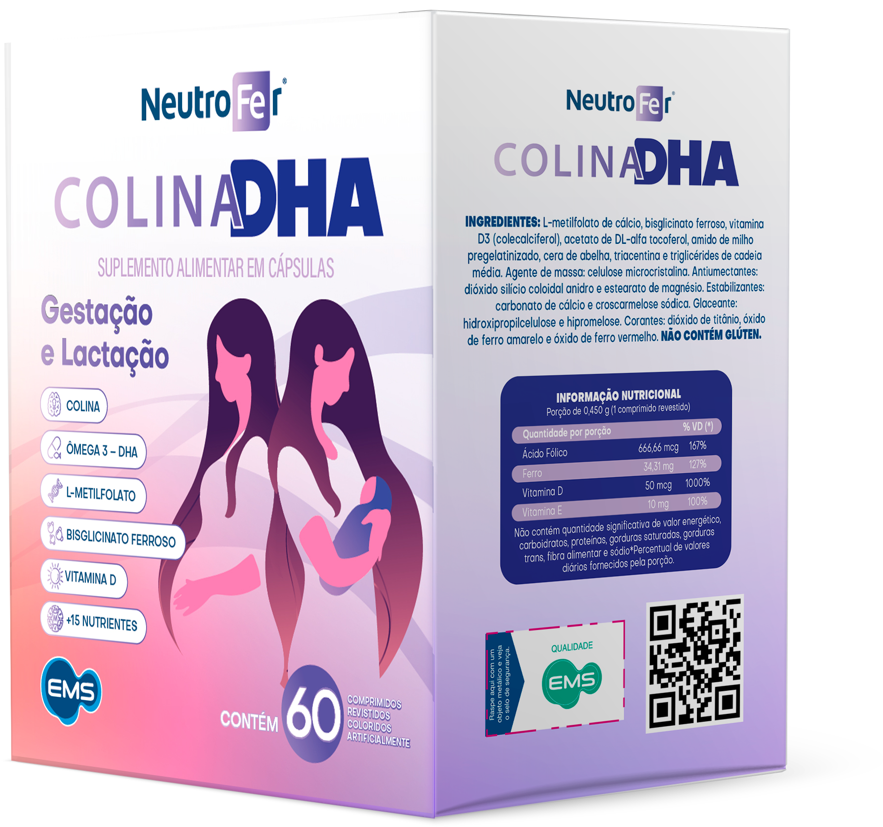 Neutrofer Colina DHA 60 cápsulas